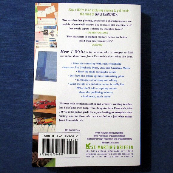 Book: How I Write by Janet Evanovich with Ina Yalof - Picture 5 of 6